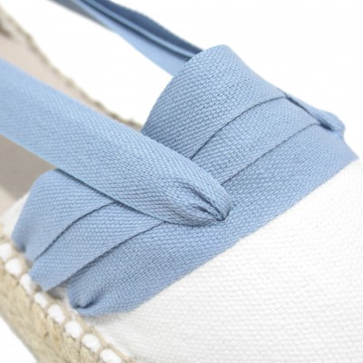 Mid Heel Espadrilles Tres Vetes Blue