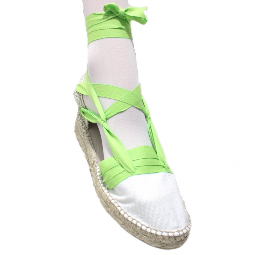 lime green espadrilles