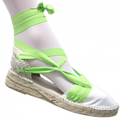 lime green espadrilles