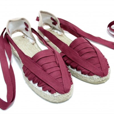 Espadrilles Set Vetes Maroon