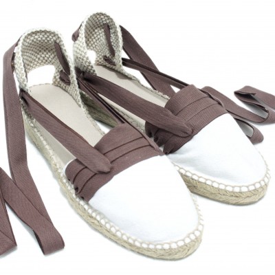 Mid Heel Espadrilles Tres Vetes Brown