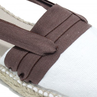 Mid Heel Espadrilles Tres Vetes Brown