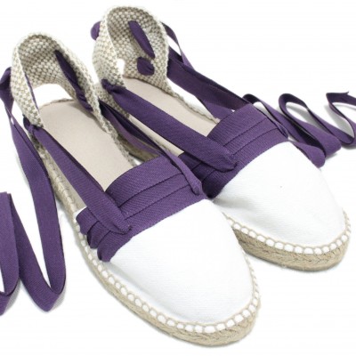 Mid Heel Espadrilles Tres Vetes Lilac