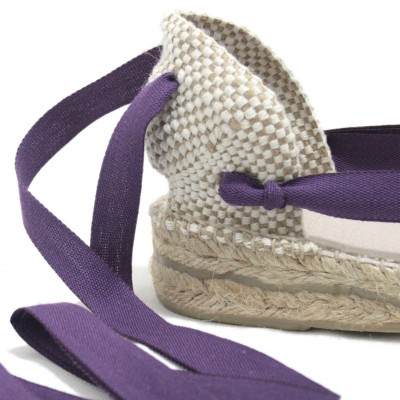 Mid Heel Espadrilles Tres Vetes Lilac