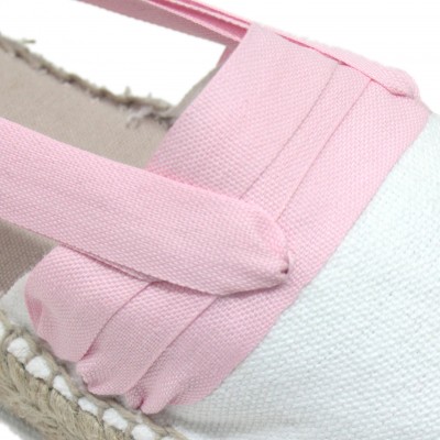 Mid Heel Espadrilles Tres Vetes Light Pink