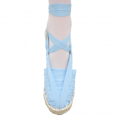 Heel Espadrilles Pintxo or Set Vetes Light Blue