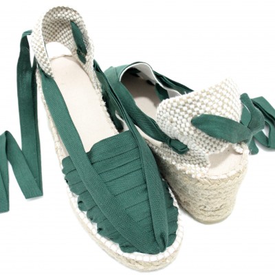 Heel Espadrilles Pintxo or Set Vetes Dark Green