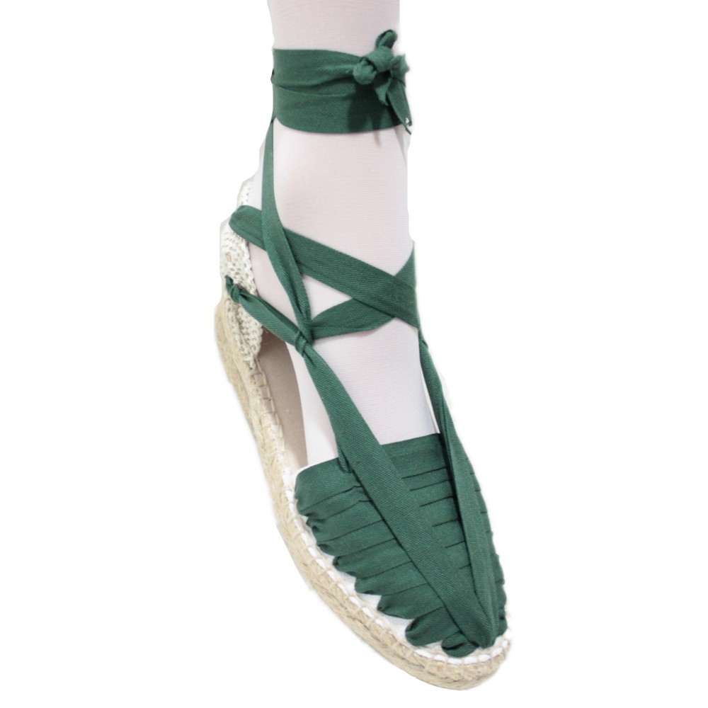 green mid heel